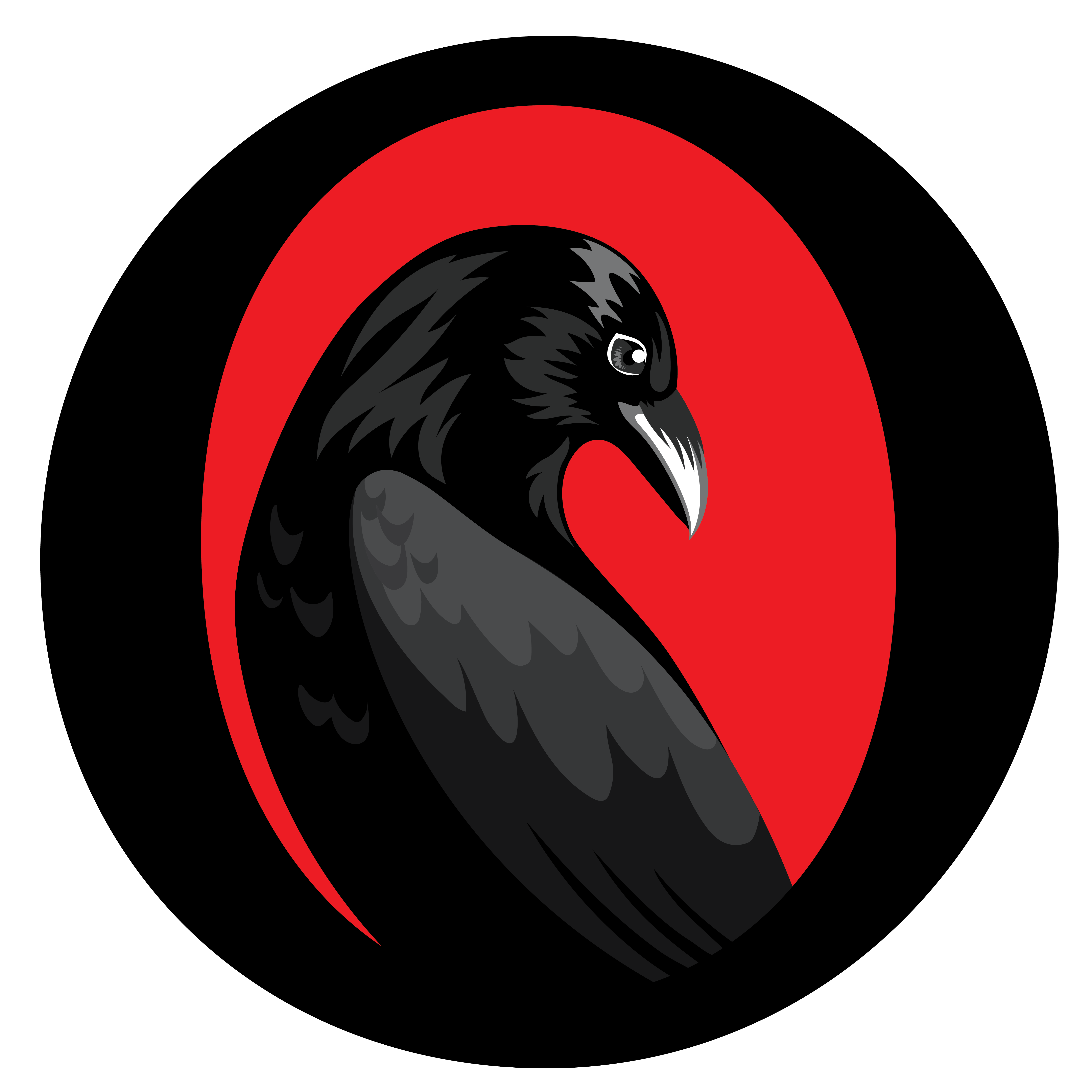 OCCRA Logo Raven Illustration Only
